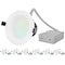 Luxrite 4 Inch Commercial LED Recessed Downlight 4CCT 3000K-5000K 7/9/12W Up to 1000LM Dimmable ETL, 6PK LR23947-6PK - alternate 1